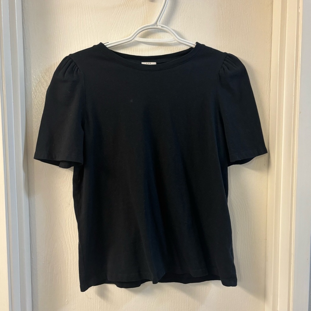 a new day Women's Classic Black Short Sleeve Top